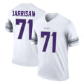 M.Vikings #71 Christian Darrisaw Player White Alternate Legend Home Game Qdoa Stitched Jerseys