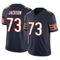 C.Bears #73 Jonah Jackson Player Navy Vapor F.U.S.E. Limited Home Game Qdoa Stitched Jerseys