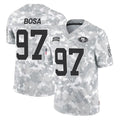 SF.49ers #97 Nick Bosa Player Arctic Camo Limited Salute To Service Home Game Qdoa Stitched Jerseys