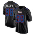 NY.Giants #98 DJ Reader Player Carbon Fashion Limited Home Game Qdoa Stitched Jerseys