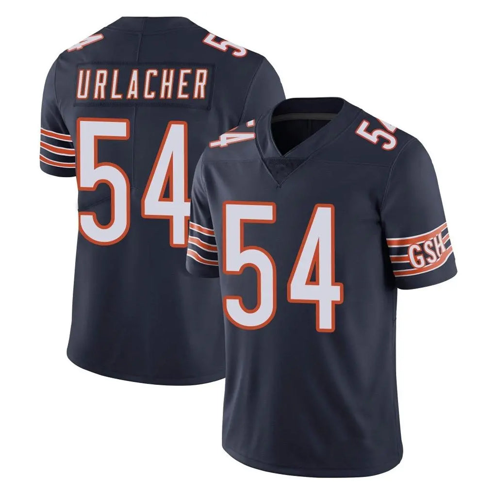 C.Bears #54 Brian Urlacher Player Navy Vapor Untouchable Limited Home Game Qdoa Stitched Jerseys