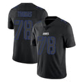 NY.Giants #78 Andrew Thomas Player Black Impact Limited Home Game Qdoa Stitched Jerseys