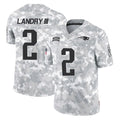 NE.Patriots #2 Harold Landry III Player Arctic Camo Salute To Service Limited Game Qdoa Stitched Jerseys