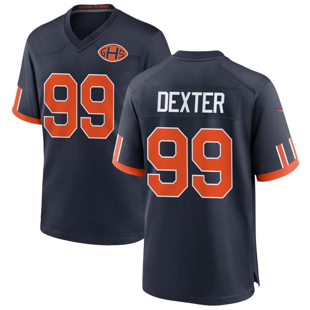C.Bears #99 Gervon Dexter Sr Player Navy 2026 Rivalries Collection Home Game Qdoa Stitched Jerseys