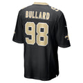 Qdoa NO.Saints #98 Jonathan Bullard Black Team Game Jersey
