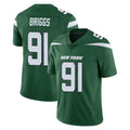 NY.Jets #91 Jowon Briggs Player Green Limited Vapor Home Game Qdoa Stitched Jerseys