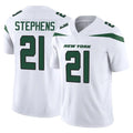 NY.Jets #21 Brandon Stephens Player White Limited Vapor F.U.S.E. Home Game Qdoa Stitched Jerseys