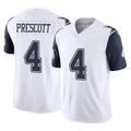D.Cowboys #4 Dak Prescott Player White-Navy Limited Vapor F.U.S.E. Home Game Qdoa Stitched Jerseys