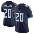 T.Titans #20 Tony Pollard Player Navy Limited Vapor Untouchable Home Game Qdoa Stitched Jerseys