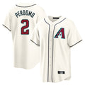 A.Diamondbacks #2 Geraldo Perdomo Player Cream Home Game Qdoa Stitched Jerseys