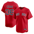 B.Red Sox #36 Triston Casas Player Red Limited Home Game Qdoa Stitched Jerseys