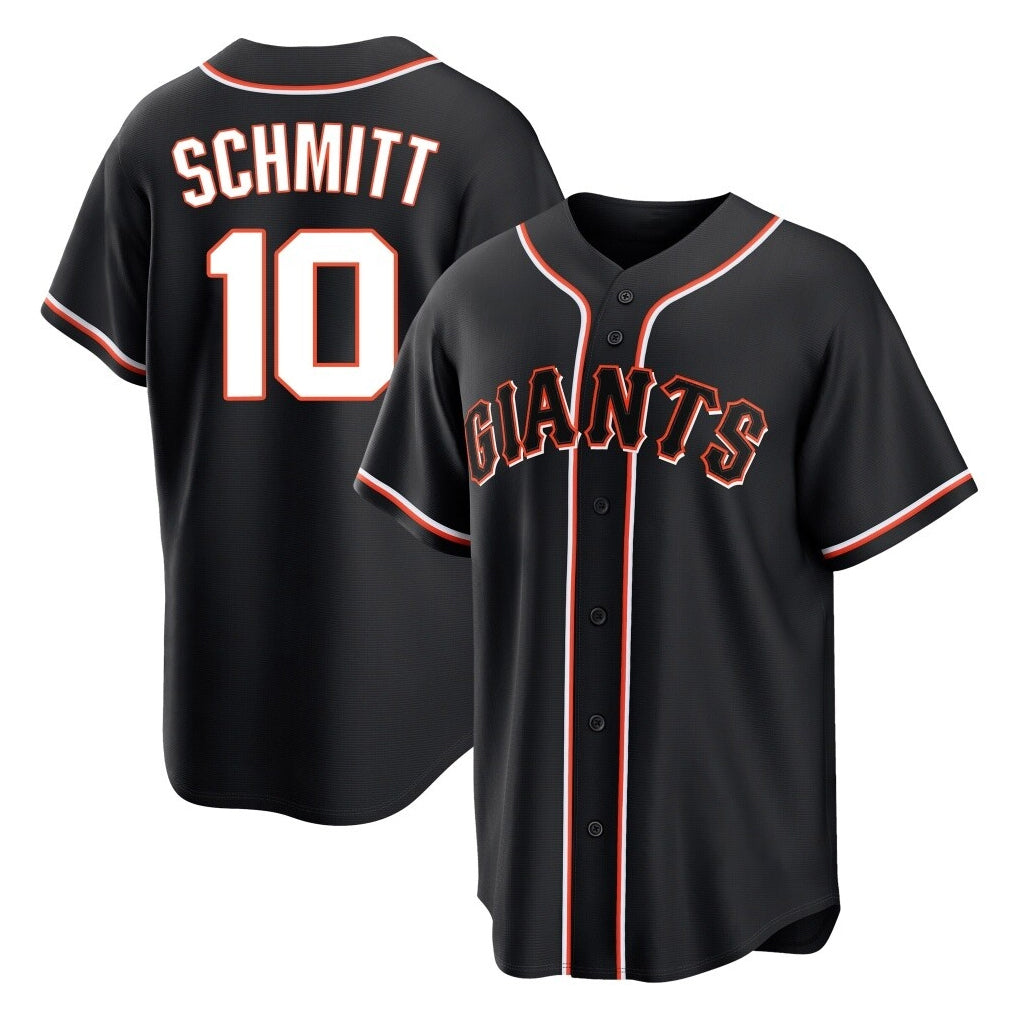 SF.Giants #10 Casey Schmitt Player Black Fashion Out Home Limited Qdoa Stitched Jerseys