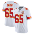 KC.Chiefs #65 Trey Smith Player White Limited Vapor Untouchable Home Game Qdoa Stitched Jerseys