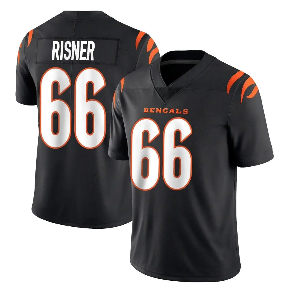 C.Bengals #66 Dalton Risner Player Black Vapor Untouchable Limited Home Game Qdoa Stitched Jerseys