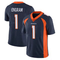 D.Broncos #1 Evan Engram Player Navy Vapor Untouchable Limited Game Qdoa Stitched Jerseys