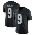 LV.Raiders #9 Jalen Nailor Player Black Limited Vapor Untouchable Home Game Qdoa Stitched Jerseys