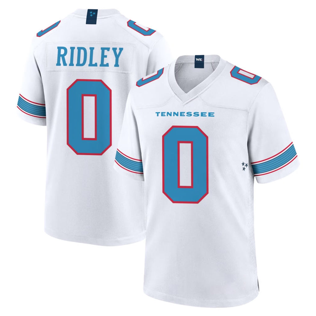 T.Titans #0 Calvin Ridley Player White 2026 Game Home Qdoa Stitched Jerseys