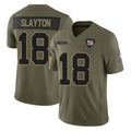 NY.Giants #18 Darius Slayton Player Olive 2025 Salute To Service Limited Qdoa Stitched Jerseys