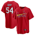 St. Louis Cardinals #54 Sonny Gray Player Red Home Game Qdoa Stitched Jerseys