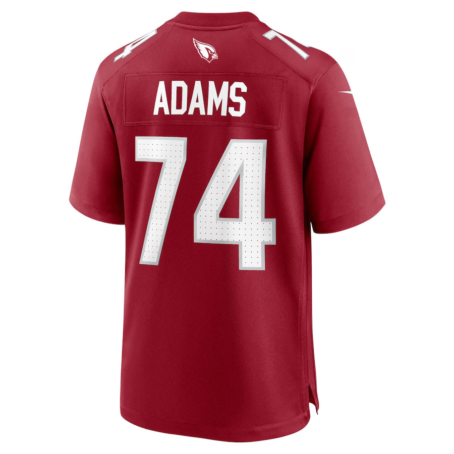 A.Cardinals #74 Isaiah Adams Player Cardinal Home Game Qdoa Stitched Jerseys