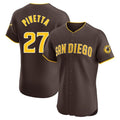 S.Diego Padres #27 Nick Pivetta Player Brown Home Limited Elite Qdoa Stitched Jerseys