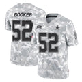 D.Cowboys #52 Tyler Booker Player Arctic Camo Salute to Service Limited Home Game Qdoa Stitched Jerseys