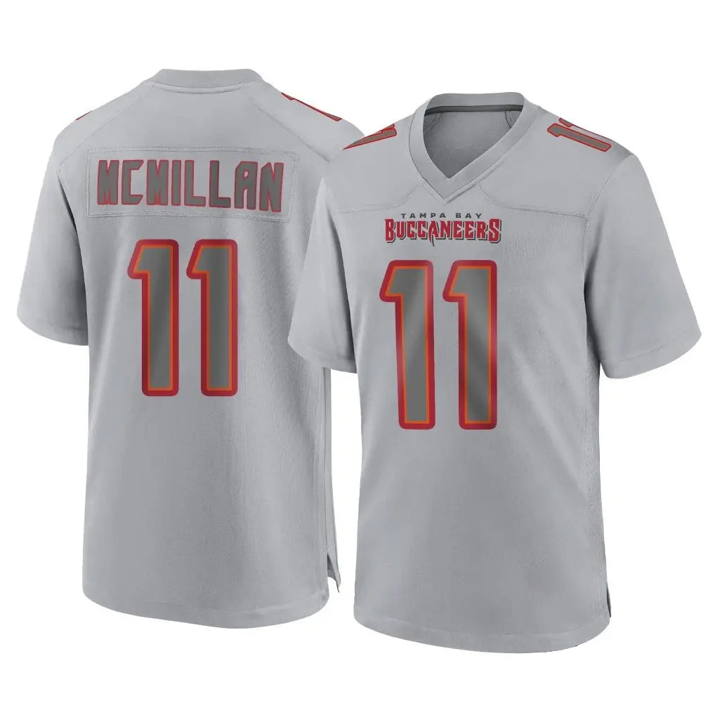 TB.Buccaneers #11 Jalen McMillan Player Gray Atmosphere Fashion Home Game Qdoa Stitched Jerseys