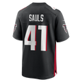 Qdoa A.Falcons #41 Ben Sauls Black Team Game Jersey