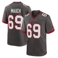 TB.Buccaneers #69 Cody Mauch Player Pewter Alternate Home Game Qdoa Stitched Jerseys