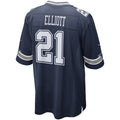Qdoa D.Cowboys #21 Ezekiel Elliott Navy Alternate Game Team Jersey