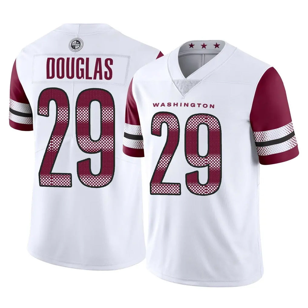 W.Commanders #29 Rasul Douglas Player White Limited Vapor Home Game Qdoa Stitched Jerseys