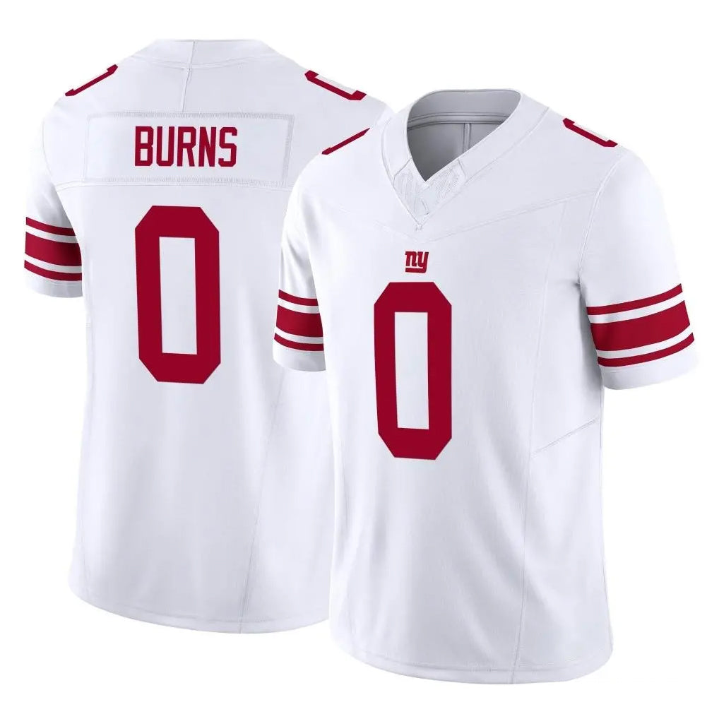 NY.Giants #0 Brian Burns Player White Limited Vapor F.U.S.E. Home Game Qdoa Stitched Jerseys