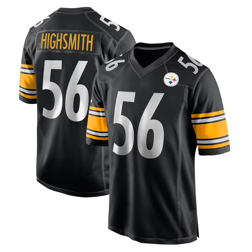 P.Steelers #56 Alex Highsmith Player Black Home Game Qdoa Stitched Jerseys