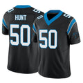 C.Panthers #50 Robert Hunt Player Black Vapor F.U.S.E. Limited Home Game Qdoa Stitched Jerseys