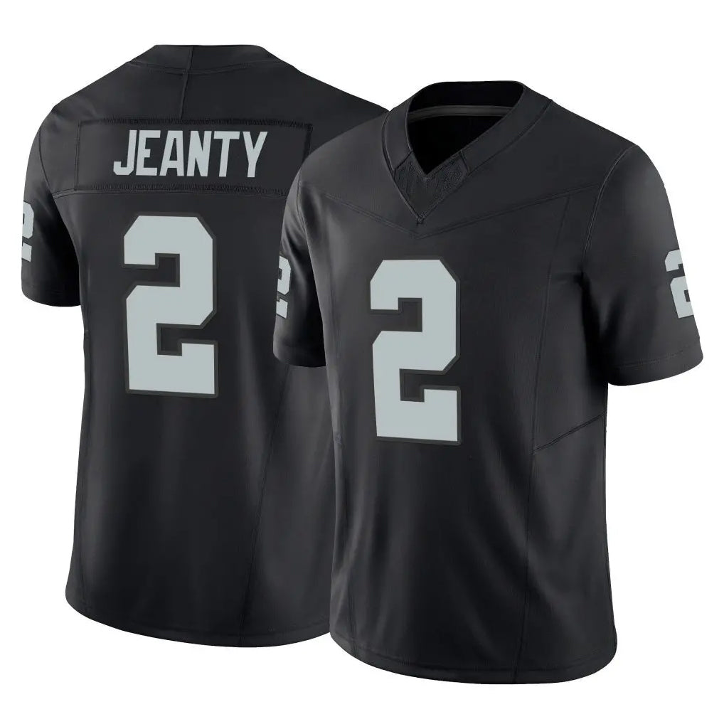 LV.Raiders #2 Ashton Jeanty Player Black Limited Vapor F.U.S.E. Home Game Qdoa Stitched Jerseys