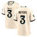J.Jaguars #3 Jakobi Meyers Player Natural 2026 Rivalries Collection Game Qdoa Stitched Jerseys