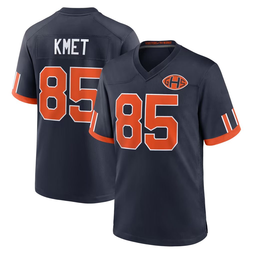 C.Bears #85 Cole Kmet Player Navy 2026 Rivalries Collection Home Game Qdoa Stitched Jerseys