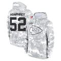 KC.Chiefs #52 Creed Humphrey Player Arctic Camo Salute to Service Hoodies Limited Game Qdoa Stitched Jerseys
