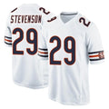 C.Bears #29 Tyrique Stevenson Player White Home Game Qdoa Stitched Jerseys