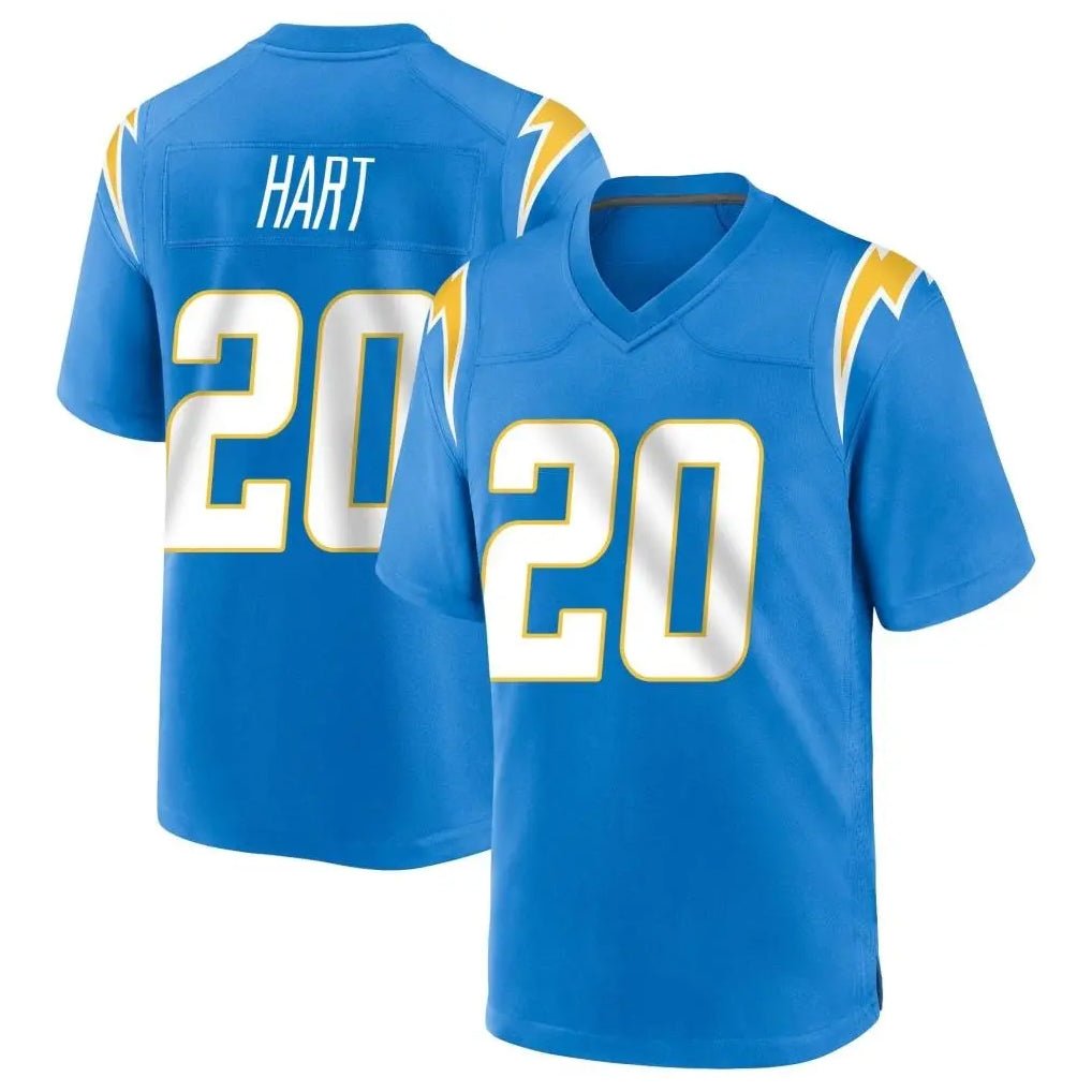 LA.Chargers #20 Cam Hart Player Blue Home Game Qdoa Stitched Jerseys