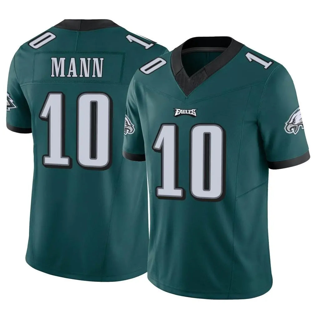 P.Eagles #10 Braden Mann Player Team Color Green Limited Vapor F.U.S.E. Home Game Qdoa Stitched Jerseys
