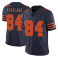 C.Bears #84 Colston Loveland Player Navy Blue Alternate Vapor Untouchable Limited Qdoa Stitched Jerseys