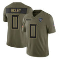 T.Titans #0 Calvin Ridley Player Olive Limited 2025 Salute to Service Home Game Qdoa Stitched Jerseys