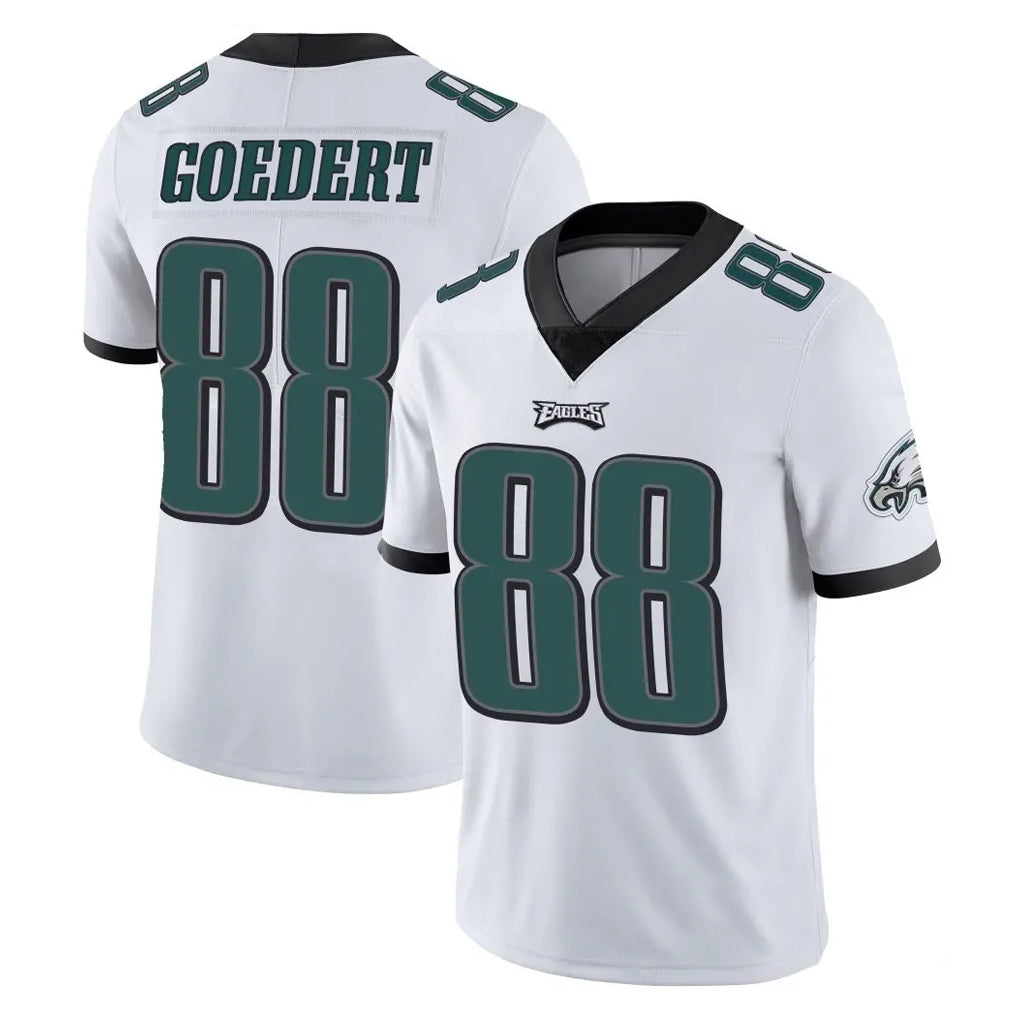 P.Eagles #88 Dallas Goedert Player White Limited Vapor Untouchable Home Game Qdoa Stitched Jerseys