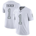 LV.Raiders #1 Tre Tucker Player White Limited Color Rush Home Game Qdoa Stitched Jerseys