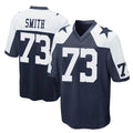 D.Cowboys #73 Tyler Smith Player Navy-White Alternate Home Game Qdoa Stitched Jerseys