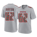 TB.Buccaneers #62 Graham Barton Player Gray Atmosphere Fashion Home Game Qdoa Stitched Jerseys