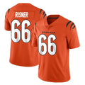C.Bengals #66 Dalton Risner Player Orange Vapor Untouchable Limited Home Game Qdoa Stitched Jerseys