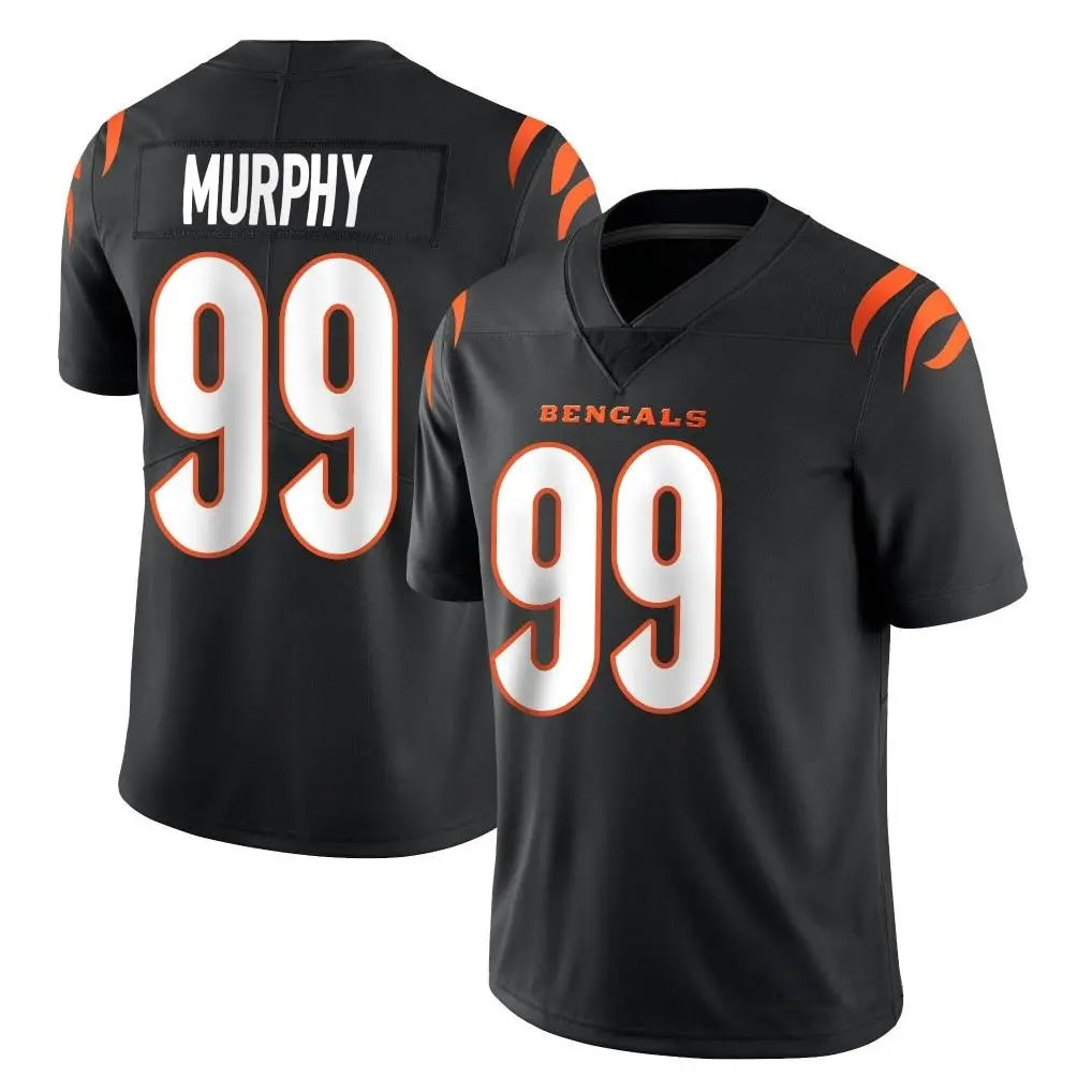 C.Bengals #99 Myles Murphy Player Black Vapor Untouchable Limited Home Game Qdoa Stitched Jerseys