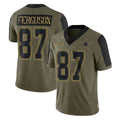 D.Cowboys #87 Jake Ferguson Player Olive Salute to Service Limited Home Game Qdoa Stitched Jerseys